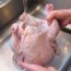 كيف اغسل الدجاج